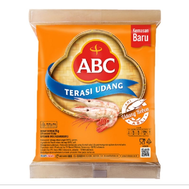 

ABC Terasi udang 20 sachet x 3,8 gram