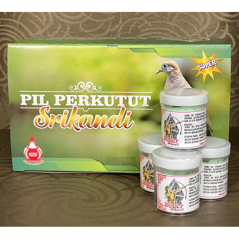 Pil perkutut Srikandi super Ecer vitamin burung perkutut bangkok jadi gacor