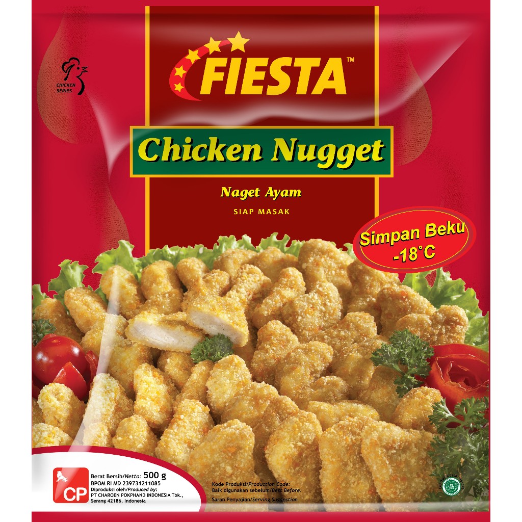 

Fiesta Nugget Crispy, Chicken, Pok Pok, Spicy Wing, Stikie, Kentang, Karage