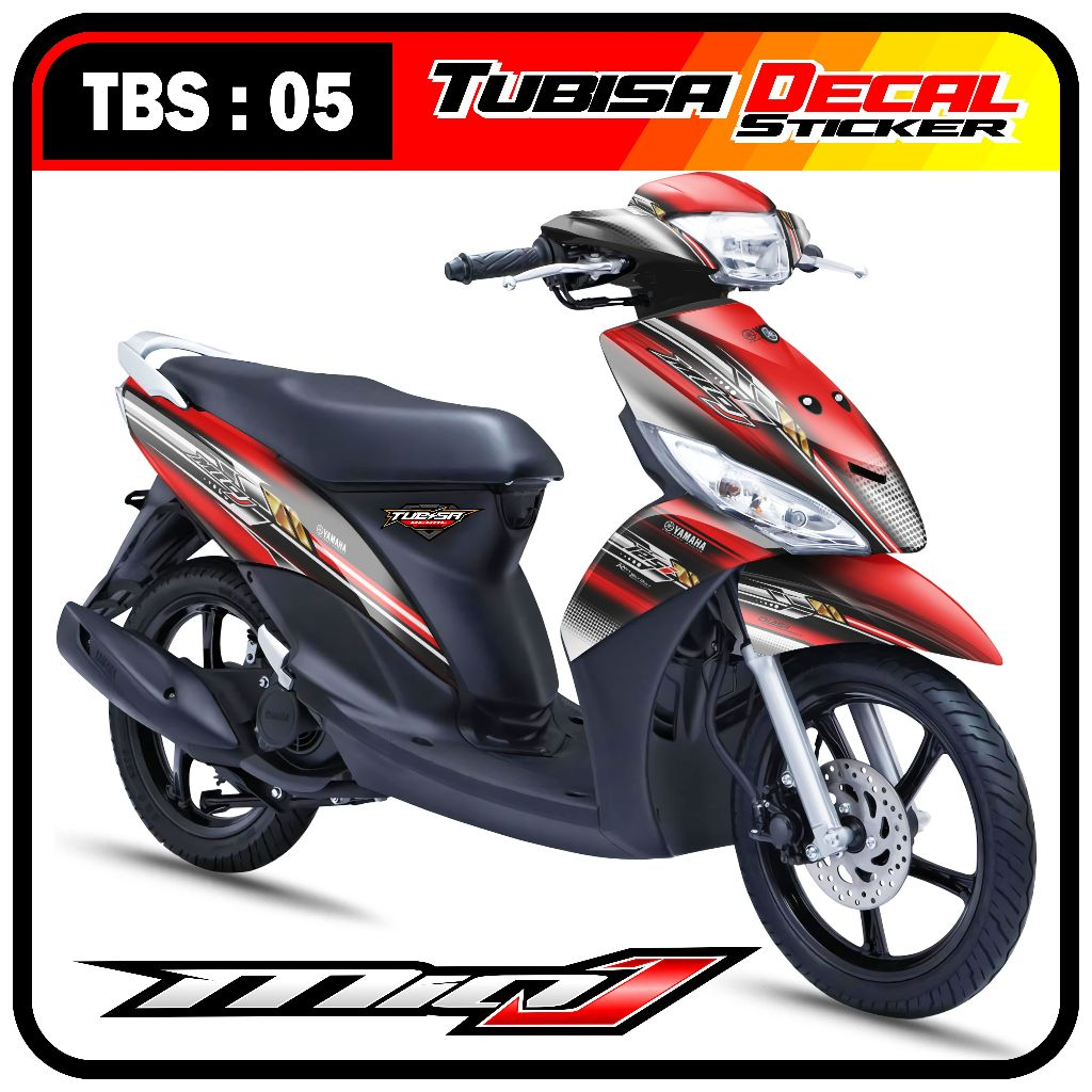 Decal Sticker Full Body Yamaha MIO J - Dekal Stiker Striping Motor MIO J Premium Racing. TBS.05