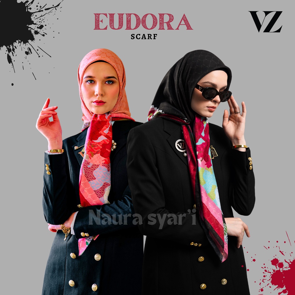 Vivi Zubedi New Eudora Scarf / VZ Scarf Eudora ORIGINAL by Vivi Zubedi / VZ EUDORA VOAL SCARF