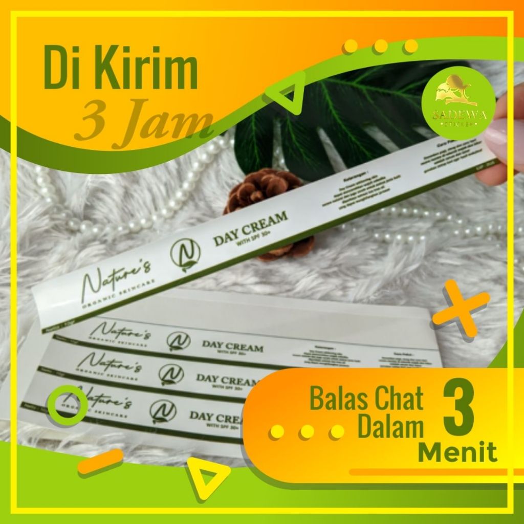 

SPV 1 9-15 Sadewa Cetak Stiker Vinyl Kotak Label Makanan Print Sticker Custom Kemasan Termurah