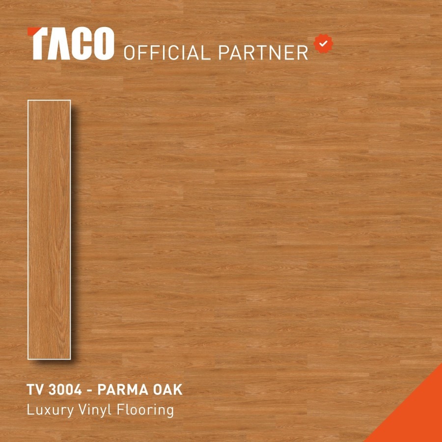 LANTAI VINYL TACO WOODGRAIN 3MM - TV 3004 PARMA OAK 3.34M