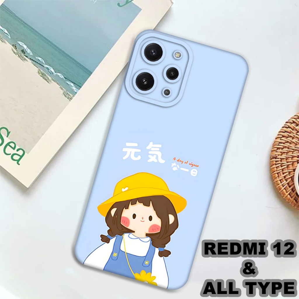 (GC30) Softcase karet Hp REDMI 12 | Case Lucu | Case REDMI 12 Silikon Tpu Pro Camera | Kesing REDMI 