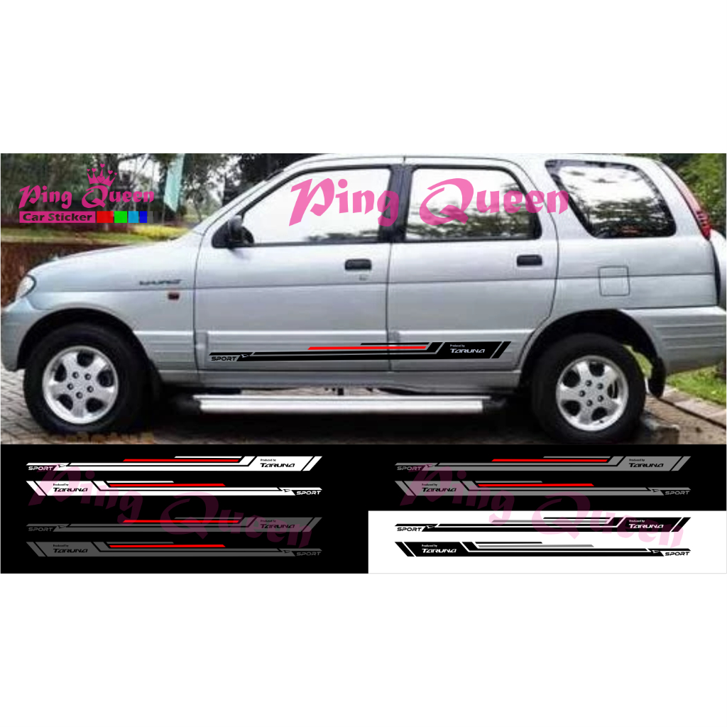 STICKER LIST BODY SAMPING TARUNA MOTIF TERBARU CUTTING STIKER MOBIL DAIHATSU TARUNA
