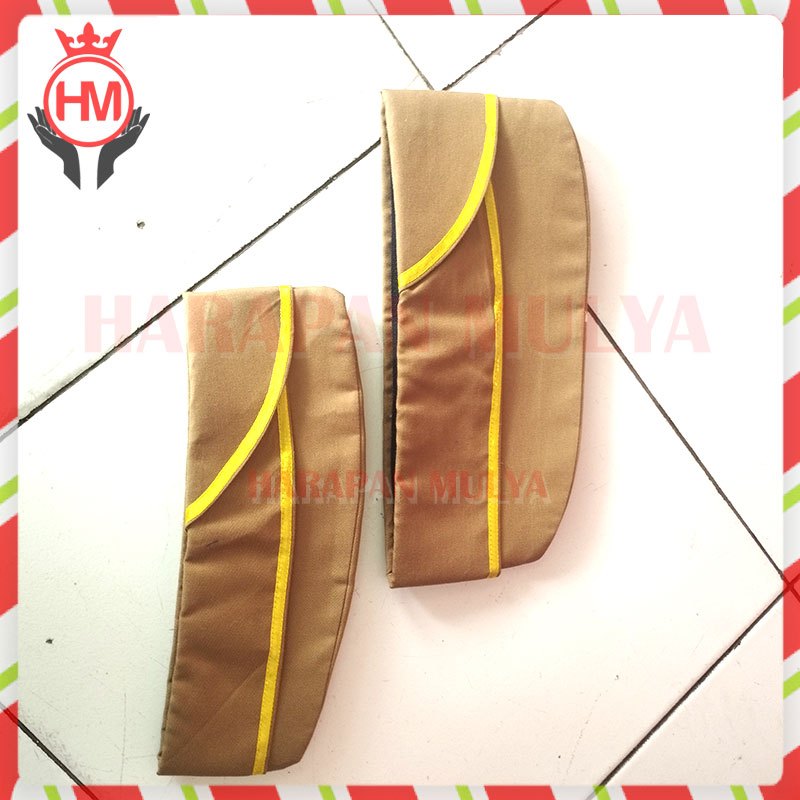 Muts Keki ASN PNS Lis Kuning Topi Mutz PNS Murah Topi - Harapan Mulya