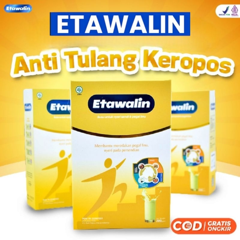 

ETAWALIN – Susu Kambing Etawa Tingkatkan Kepadatan & Kesehatan Tulang Sendi Susu Anti Pengapuran Sendi Asam Urat Rematik Reumatik