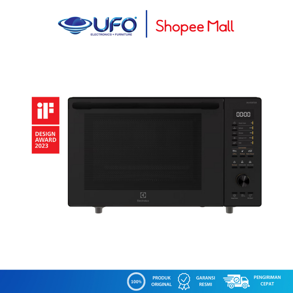 Electrolux Microwave Convection With Air Fryer 30 Liter EMC30D22BM