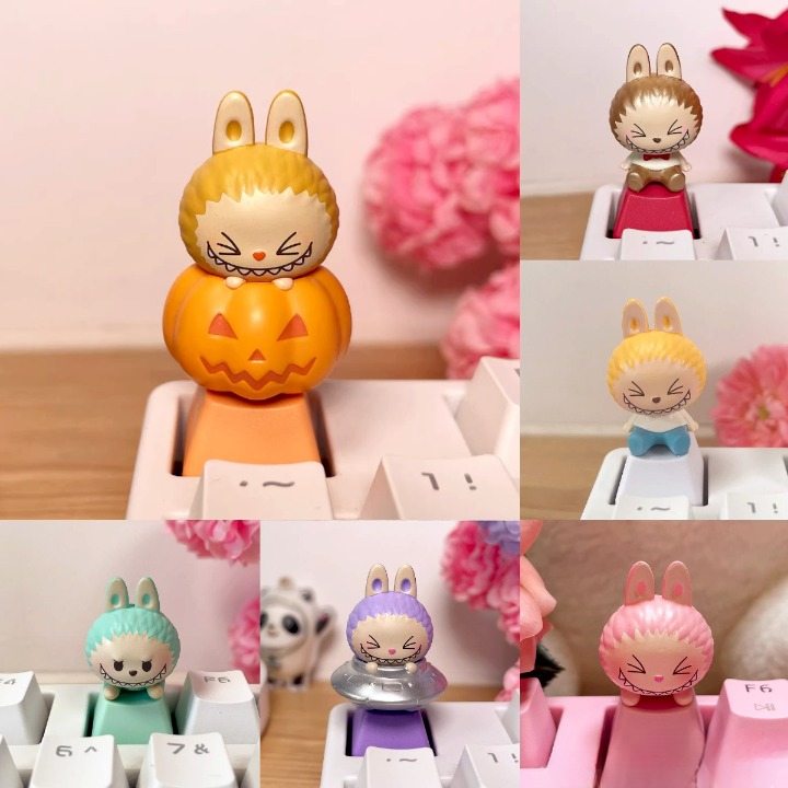 Labubu The Monster Keycaps Mechanical Keyboard ; Artisan keycaps keyboard mekanik | MatchaLand