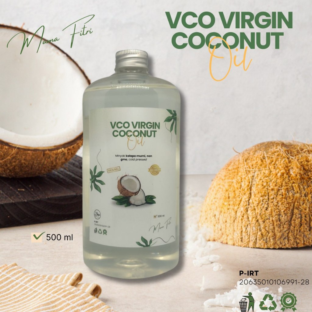 

VCO Virgin Coconut Oil Minyak Kelapa Asli 100ml 200ml 250ml minyak Kelapa Murni
