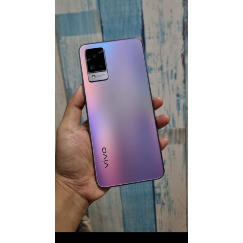 Hp Vivo V21 Jaringan 5G Ram 8+4 GB / 128 GB Internal warna Sunset Dazzle