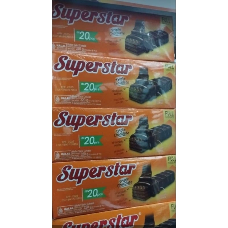 

Superstar 320g isi 20pc/Coklat Superstar