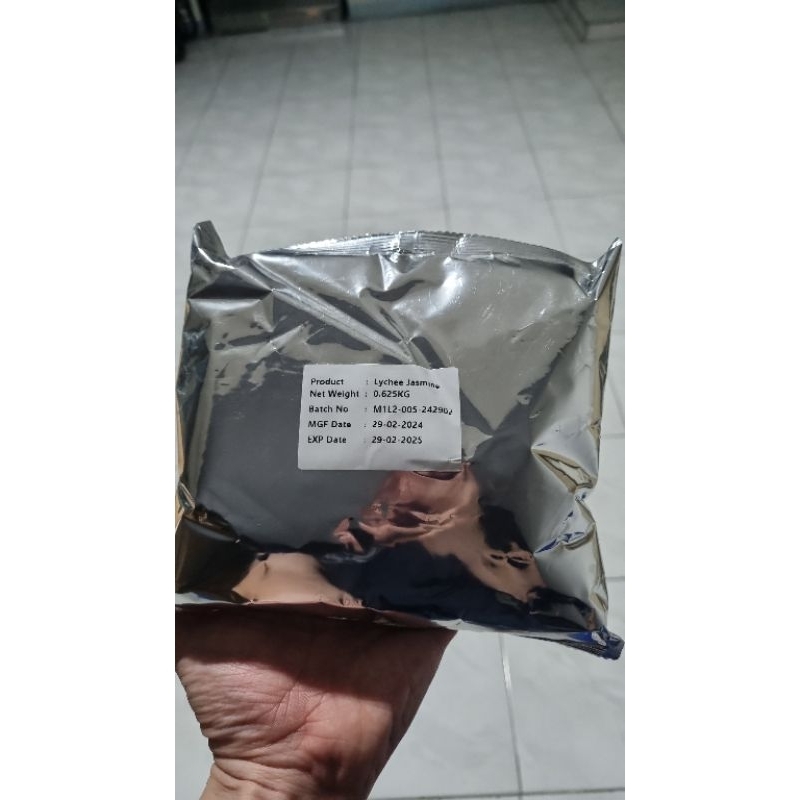 

Bubuk Minuman Teh Rasa Mix Lychee Jasmine / Leci Melati