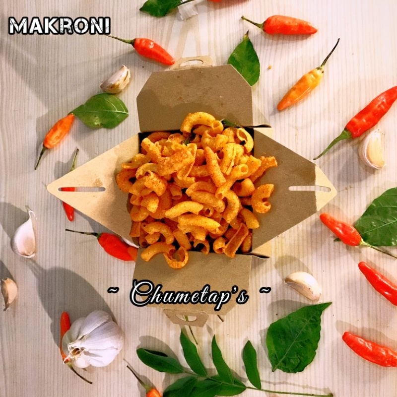 

MAKARONI ORIGINAL// PRODUK CHUMETAPS/ORIGINAL ASIN DAUN JERUK//CEMILAN KELUARGA/OLEH OLEH INDONESIA/ COCOK SEMUA KALANGAN /TANPA BAHAN PENGAWET