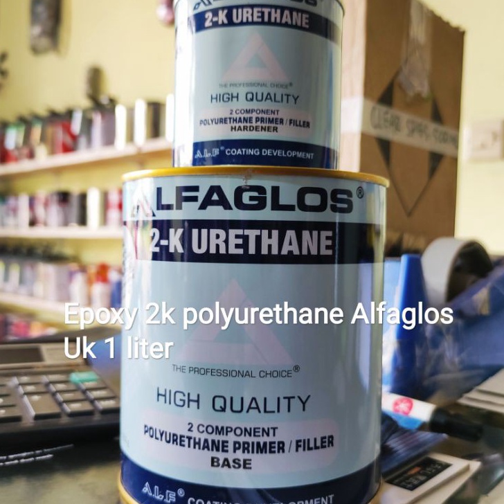 

STAR EPOXY PU ALFAGLOS EPOXI ALFA RETHANE CAT DASAR BESI DAN PLASTIK 1 LITER