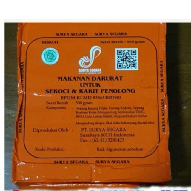 

Alternatif Ransum makanan darurat biskuit survival TNI