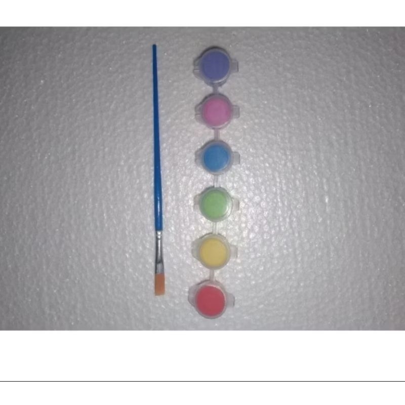 

KOAS DAN CAT ENAM WARNA SATU POT CUP 3ML(1strip 6cup)