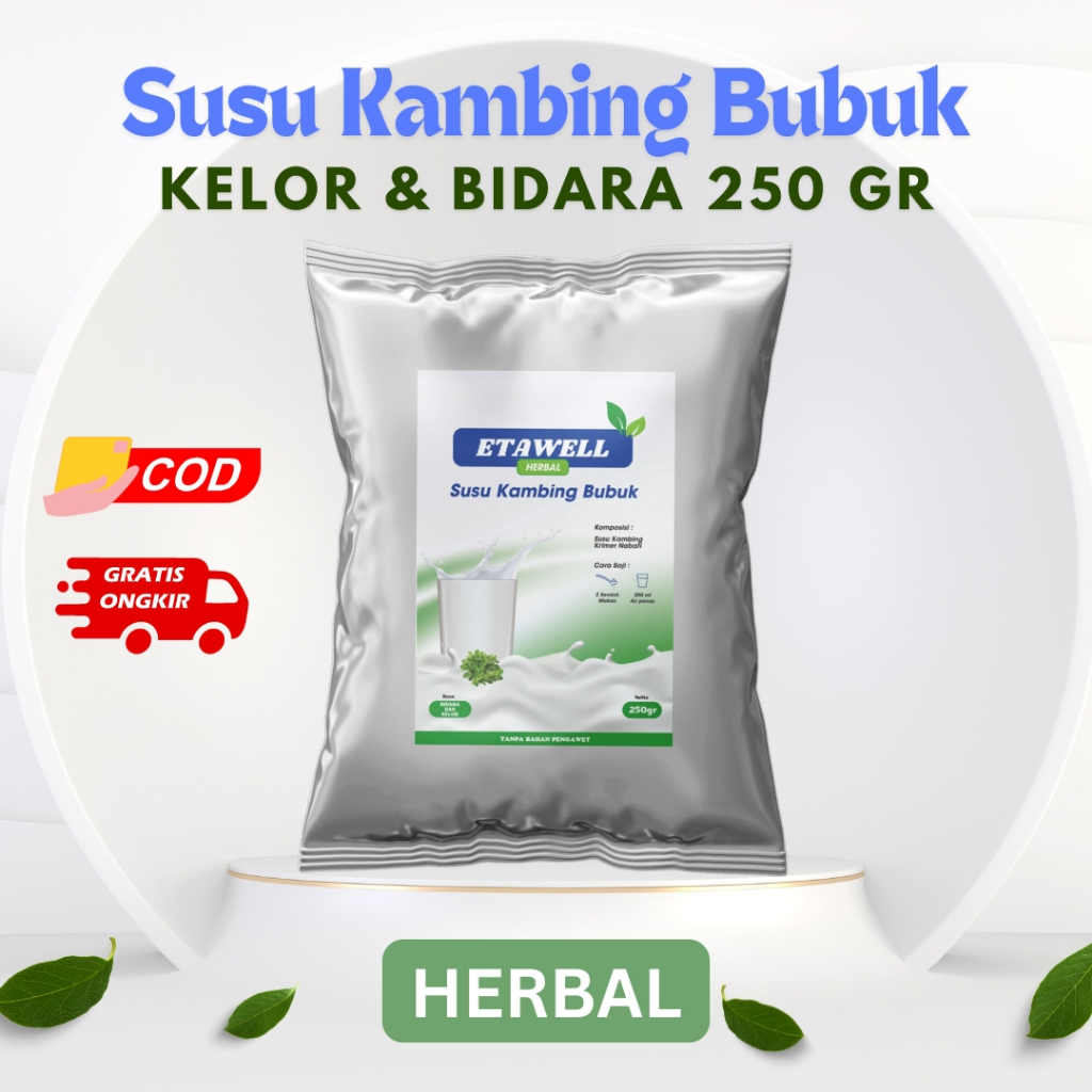 

Etawell Herbal - Susu Kambing Bubuk Bidara Kelor 250 Gr