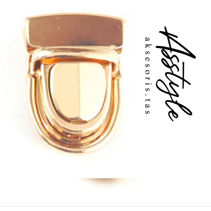 AKSESORIS KUNCIAN TAS/VARIASI KUNCIAN TAS rose gold(1 biji )