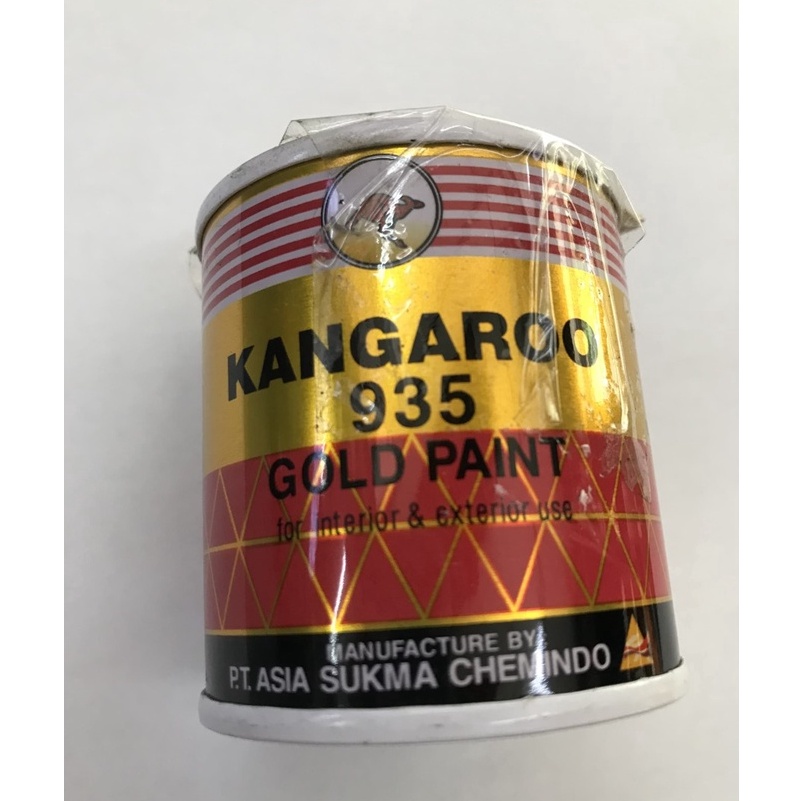 

TREND TERKINI BELI 2PCS GRATIS ONGKIR 3K CAT EMAS GOLD 1L 1LITER 1CC CAT KANGAROO 935 EMAS 1ML