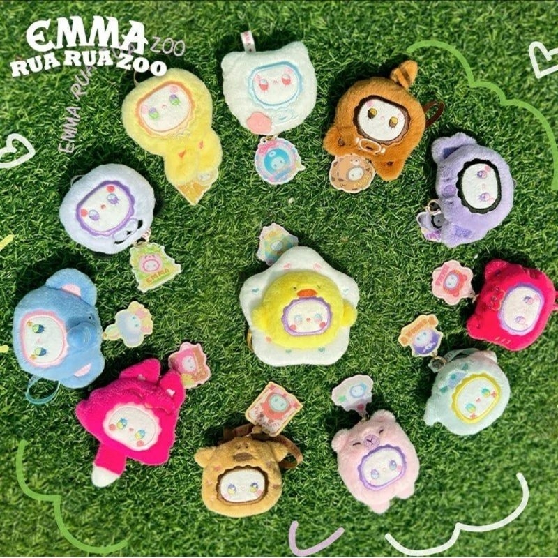 Emma Blind boxEmma Rua Rua Zoo scented Plushes keychain blind box