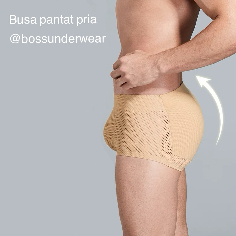 Celana busa pantat pria/ busa pantat/ celana busa penambah volume/ celana busa seamless