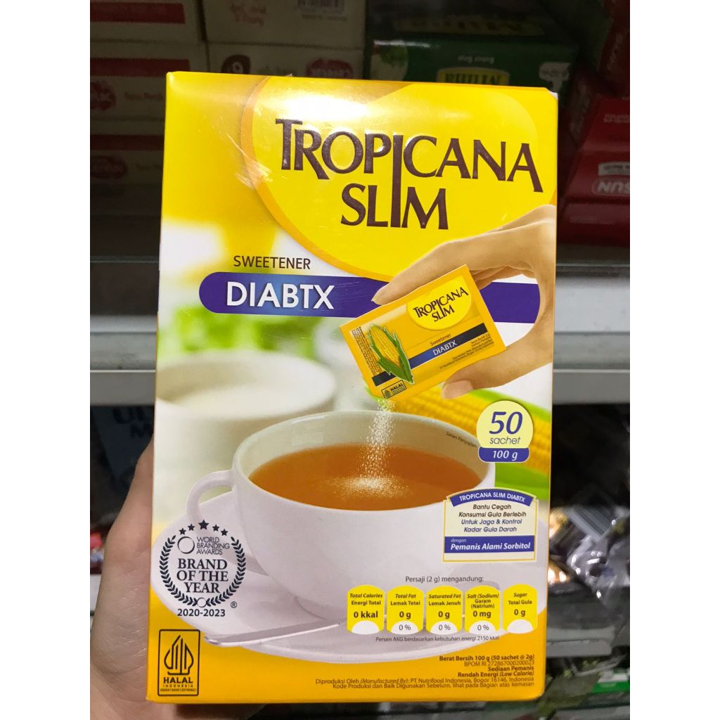 

Tropicana Slim Sweetener Diabtx 50 Sachet