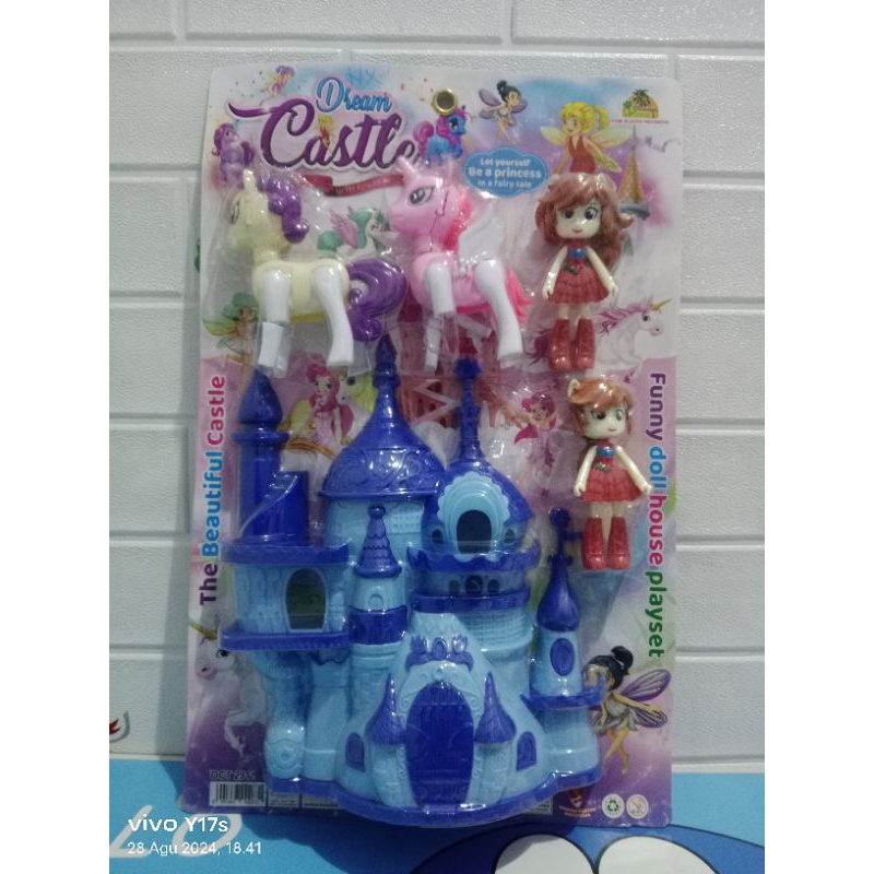 istana kastil kuda poni istana mainan anak kuda poni terlaris