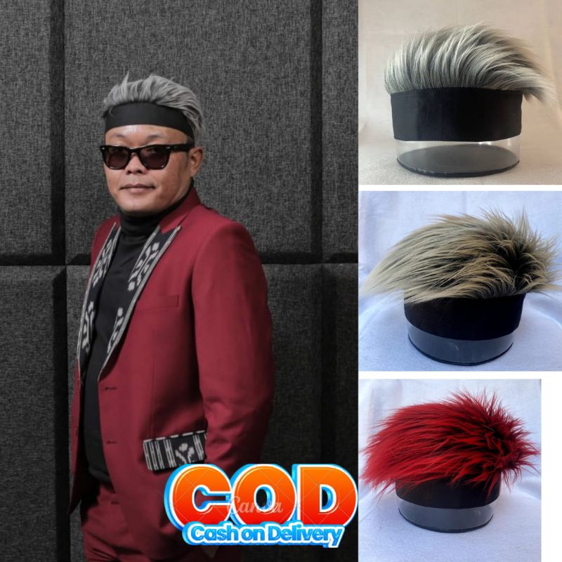 Topi rambut palsu pria Premium Bergaransi Wik rambut palsu