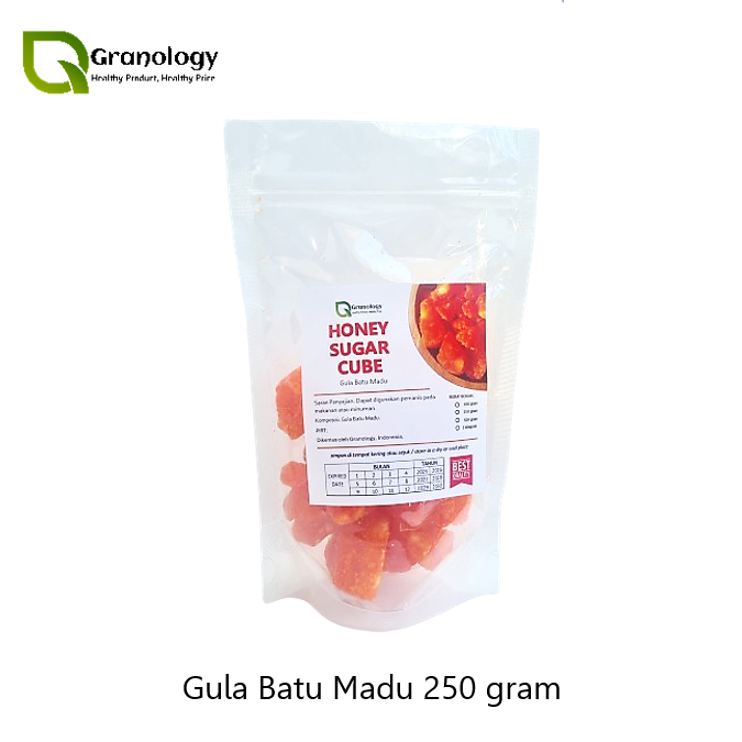 

Organic Honey Sugar Cube / Gula Batu Madu (250 gram) by Granology