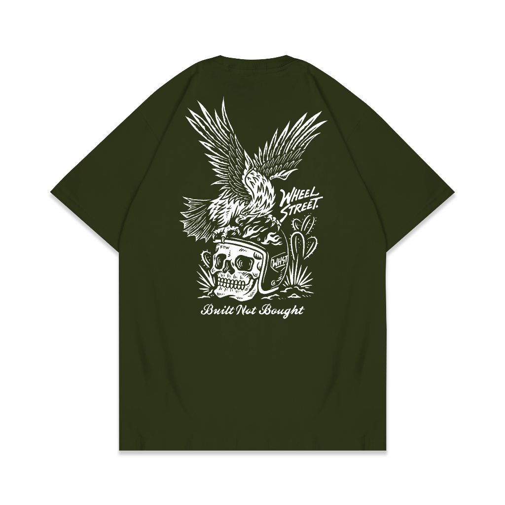 Wheelstreet - Tshirt - Dessert Eagle - Olive Green