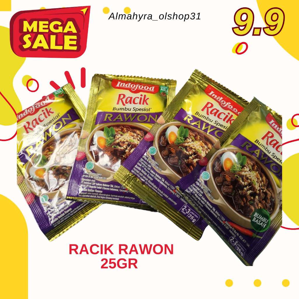 

Racik Bumbu Spesial RAWON 25g / BUMBU MASAKAN / PENYEDAP RASA