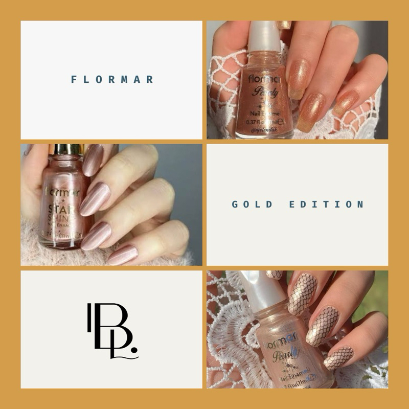 FLORMAR NAIL POLISH GOLD COLLECTION