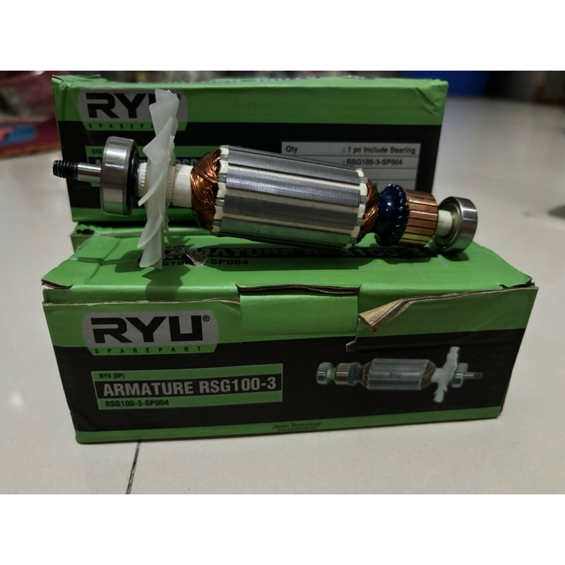 ARMATURE MESIN GRENDA RYU RSG100-3 RYU ORIGINAL / ANGKER GRENDA / ARMATUR GRENDA RYU / ARMATURE RSG1