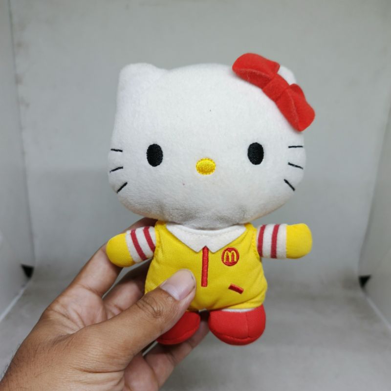 Boneka ronald Hello Kitty HK mainan happy meal McD toys McDonald toy plush 16cm