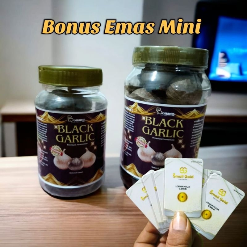 

BONANG Black Garlic Solo ( Bawang Hitam Tunggal) 125gram/23-25 biji