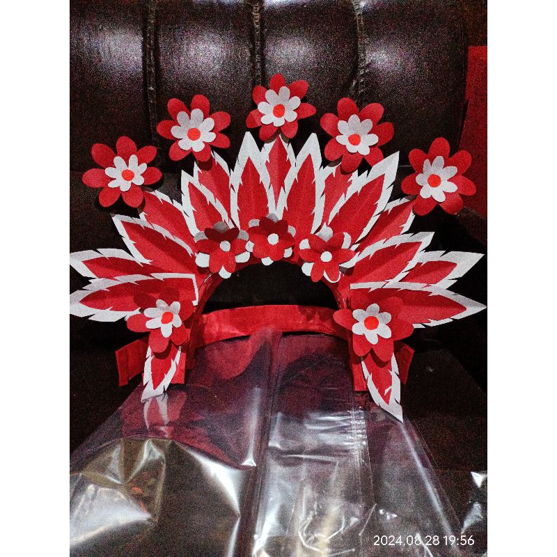 Bando karnaval agustus merah putih BUNGA ANAK DEWASA