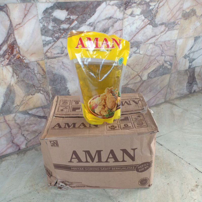 

AMAN ~ MINYAK GORENG 1 KOTAK (12bks)