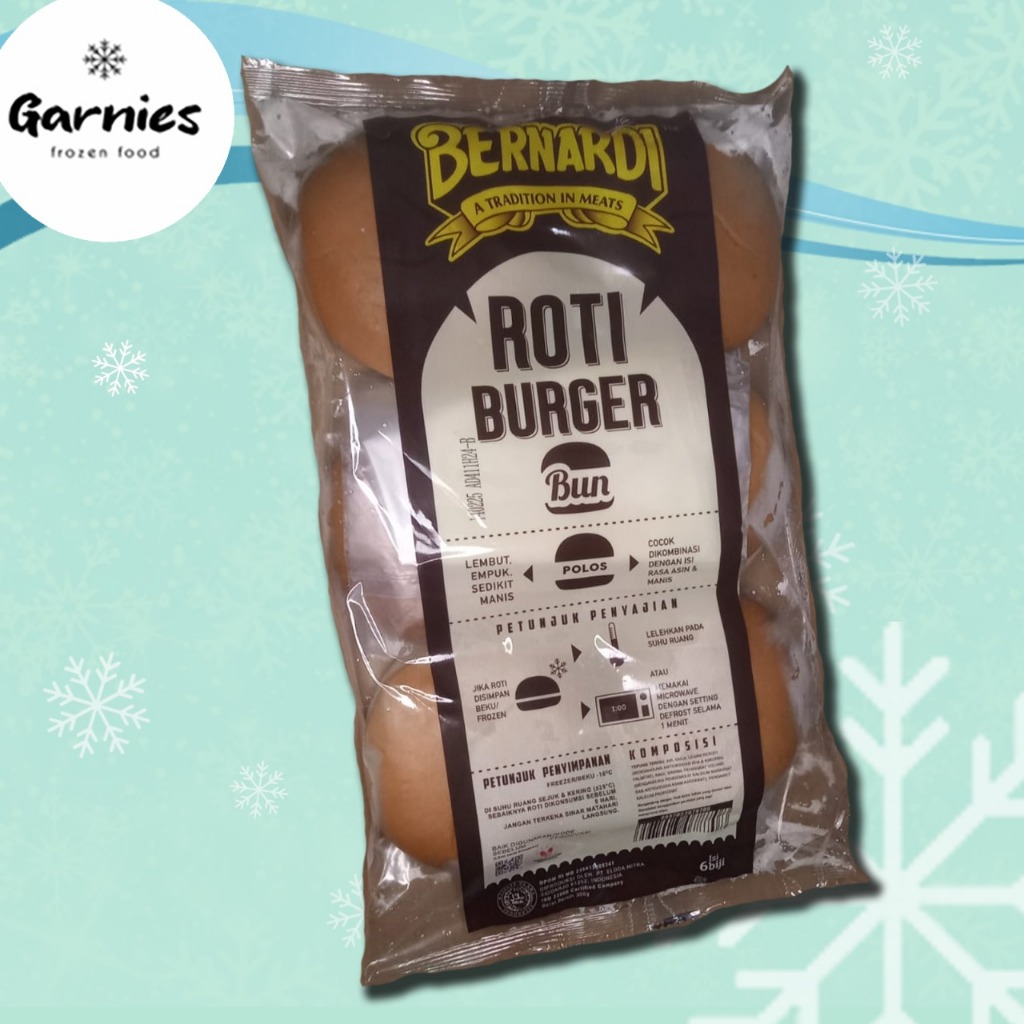 

Bernardi Roti Burger Polos 6 pcs