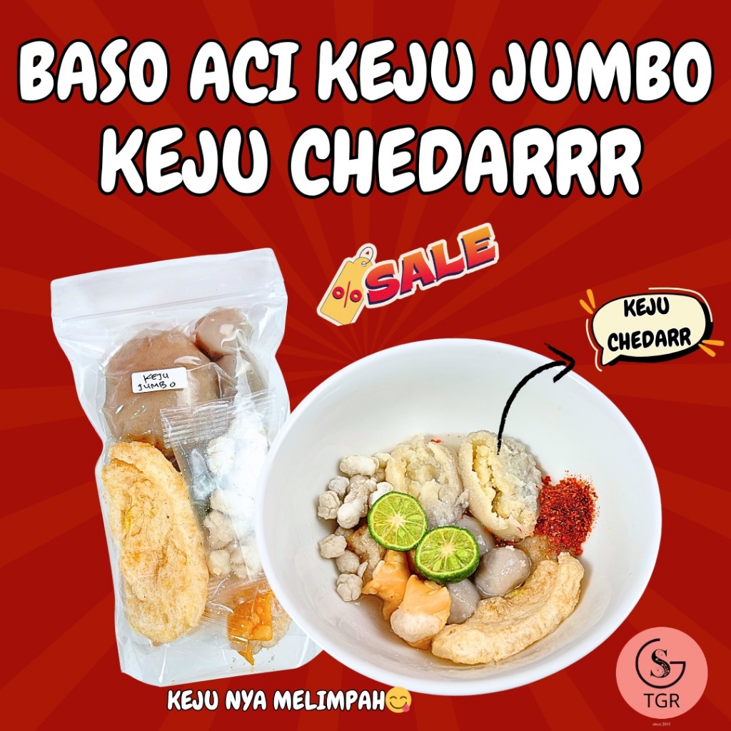 

1 BUNGKUS BASO ACI KEJU JUMBO HOTPOT INSTAN - KEJU CHEDARR
