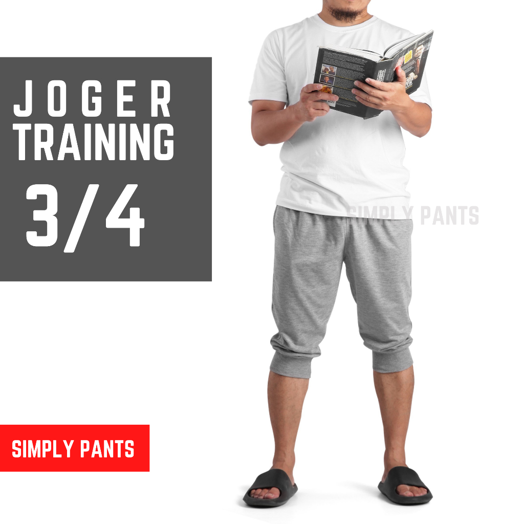 Celana Pendek Pria Training Joger pendek Celana Pendek Pria Santai Celana 3/4 Pria