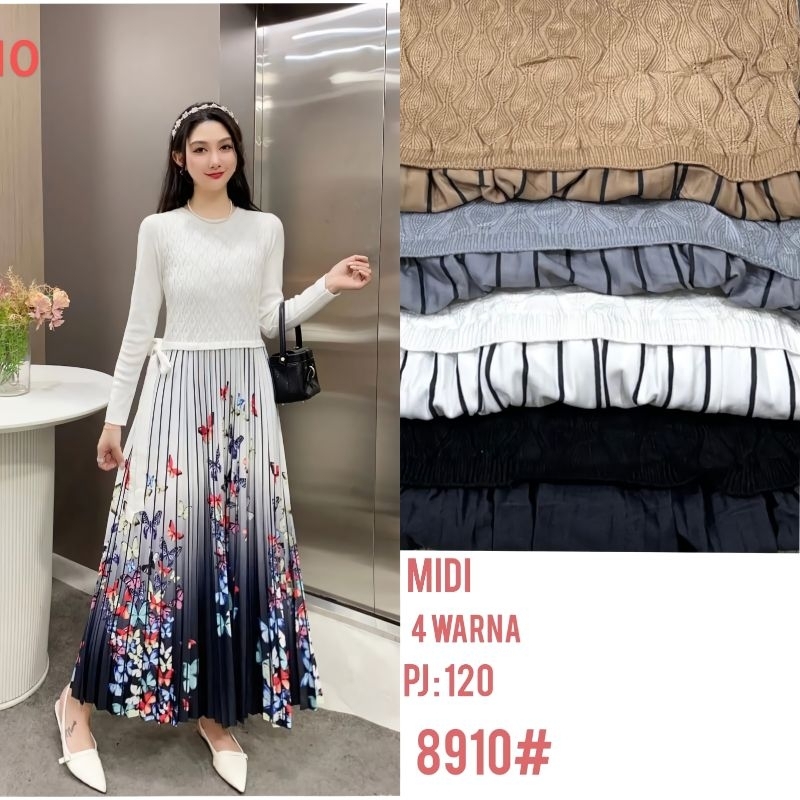 Gamis Midi Tunik Kombinasi 3101-8 8918 8910 7325-7 6309-4 6109-7 6209-4 7109-3 6309-2 7109-4 6109-1 