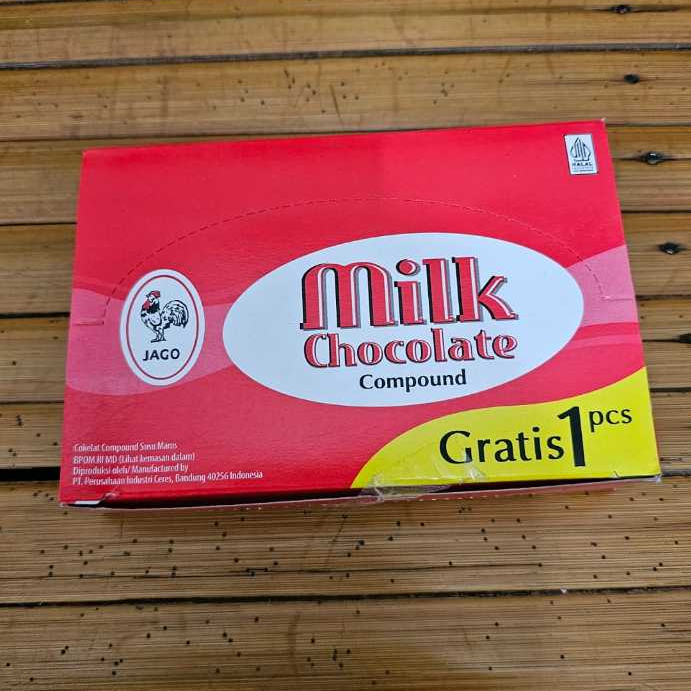 

Coklat ayam jago milk chocolate 1 Box isi 12 pcs