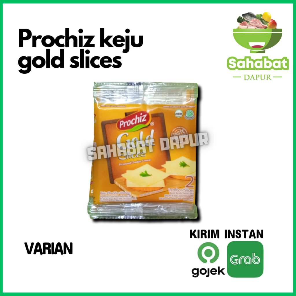 

Prochiz Gold Slices / Keju Slice - Sahabatdapur