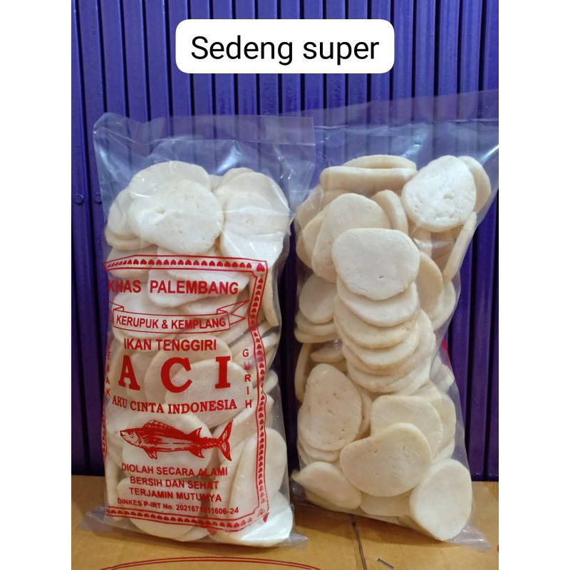 

Kerupuk Sedang Super Ikan Tenggiri 250gr | krupuk Palembang | gepeng | kerupuk