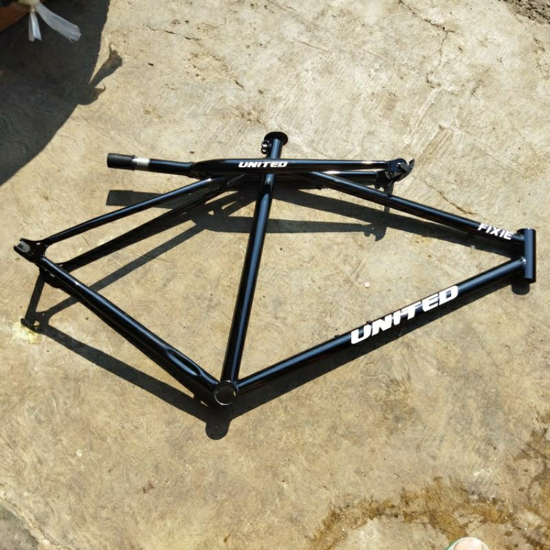 frame sepeda fixie 700c United hitam