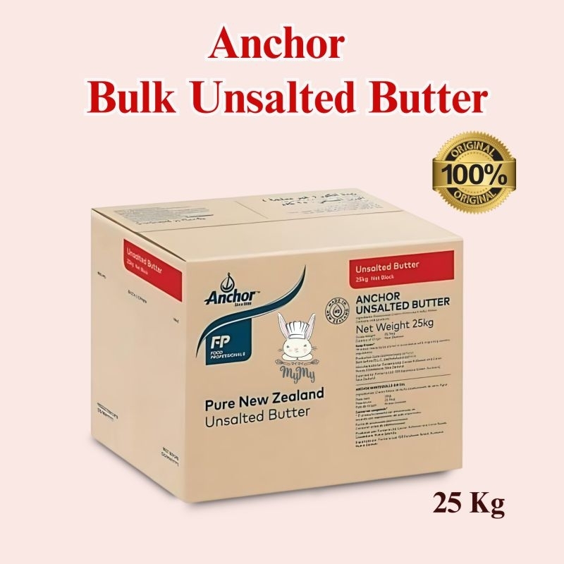 

anchor butter bulk unsalted 25kg