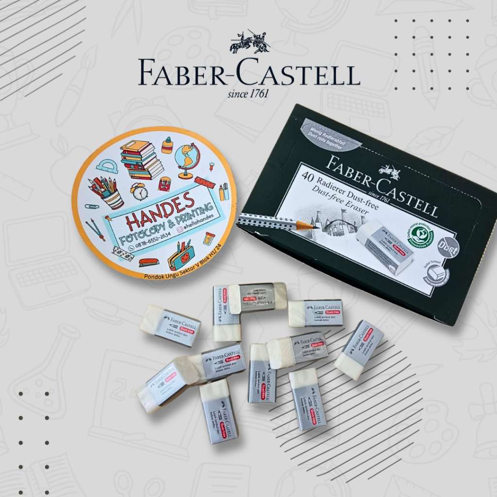 

Penghapus Pensil Faber-Castell Putih Kecil