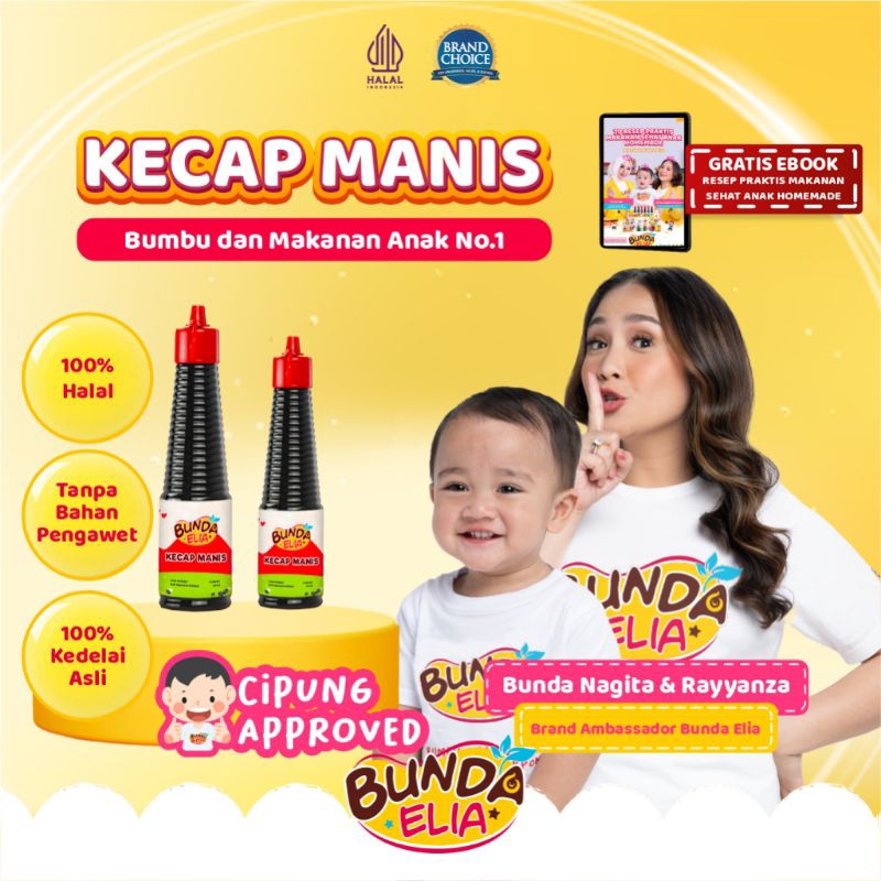 

BUMBU BUNDA ELIA - Kecap Manis non MSG | Bumbu MPASI