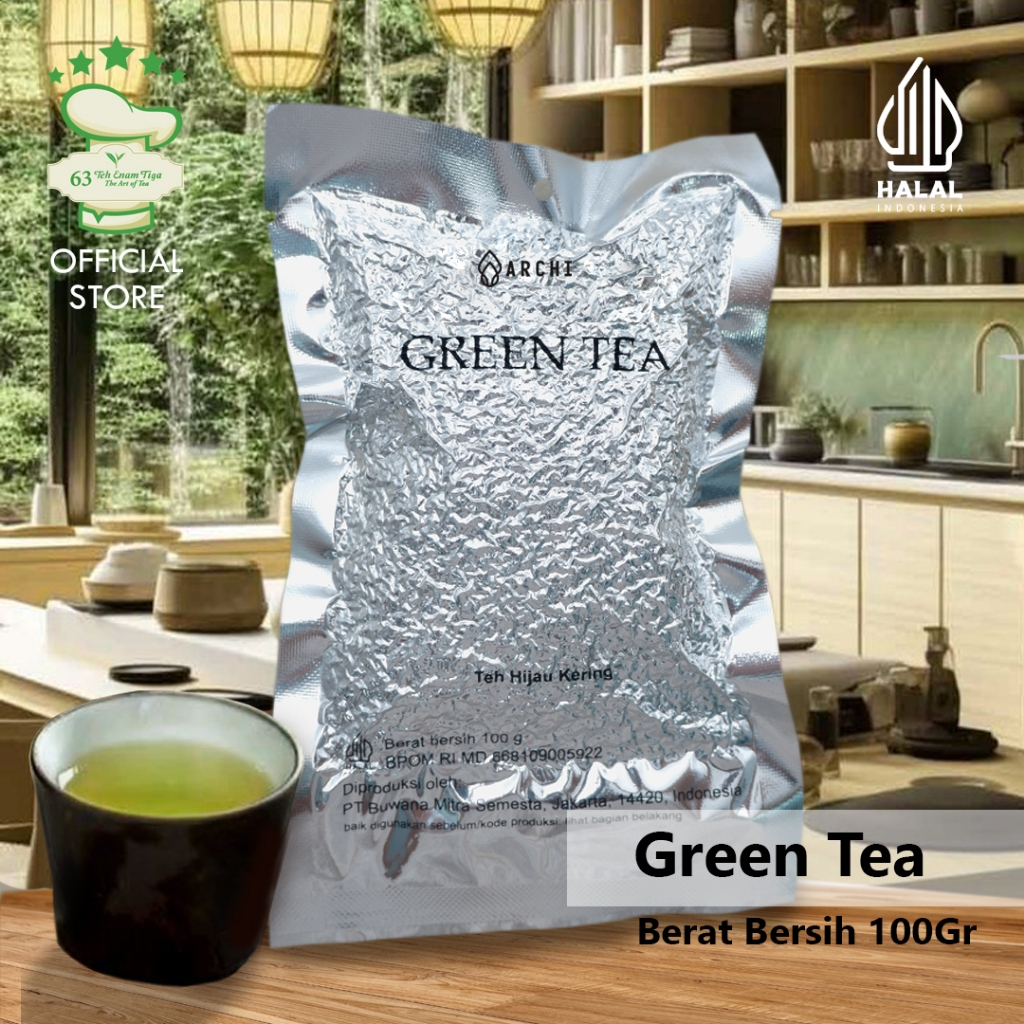 

Teh 63 - ARCHI Green Tea Lokal Bancha 100gr - Food Service